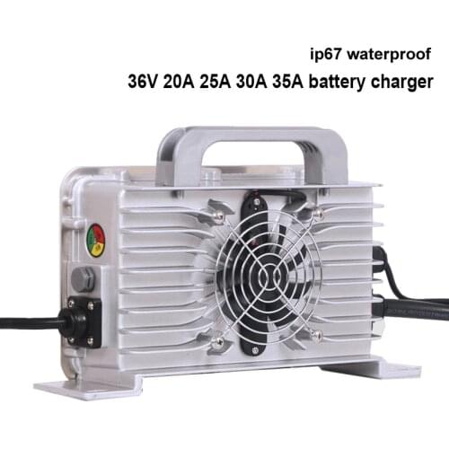 IP67 waterproof 36V 30A 35A 42V 30A 20A 25A Charger 43.8v 12S for lithium ion battery lifepo4 LTO li ion lipo battery