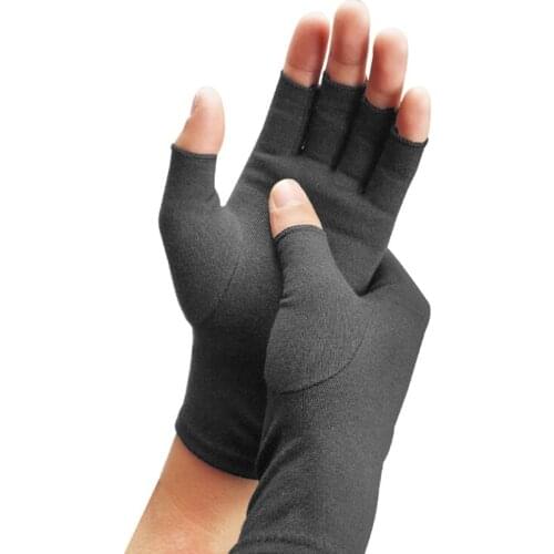 1 Pair Compression Arthritis Gloves Wrist Support Cotton Joint Pain Relief Hand Brace Women Men Therapy Wristband
