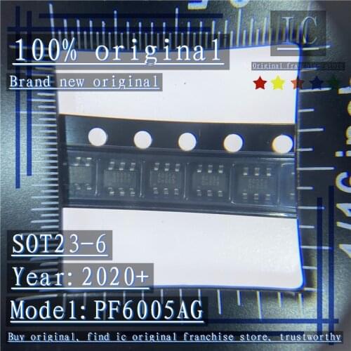 2020+100% Brand new original 10PCS-100PCS PF6005AG 6005A SOT23-6 Power management chip