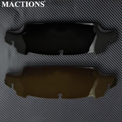 5" Motorcycle Wave Windshield Windshield Black/Smoke For Harley Electra Glide Street Glide Ultra Limited and Tri Glide 2014-2018