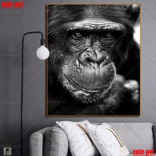 5D DIY Diamond Painting Animal orangutan Hot selling home art cross stitch full square round Drill embroidery Apes mosaic decor