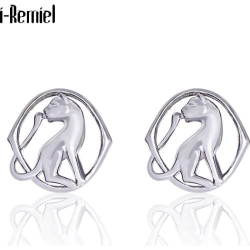 Boutique Hollow Leopard Animal Quality Cufflink Zircon Cuff Link Cool Shirt Suit Button Luxury Jewelry Accessories Gifts for Men