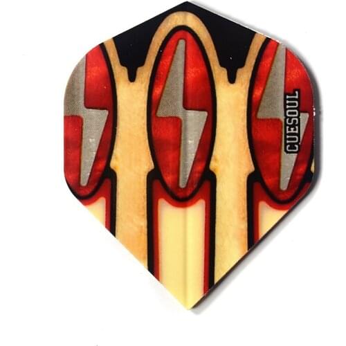Cuesoul 30pcs/set Coloful Tough Dart Flights Laser Dart Flights From Dart Game Accessories Supplies