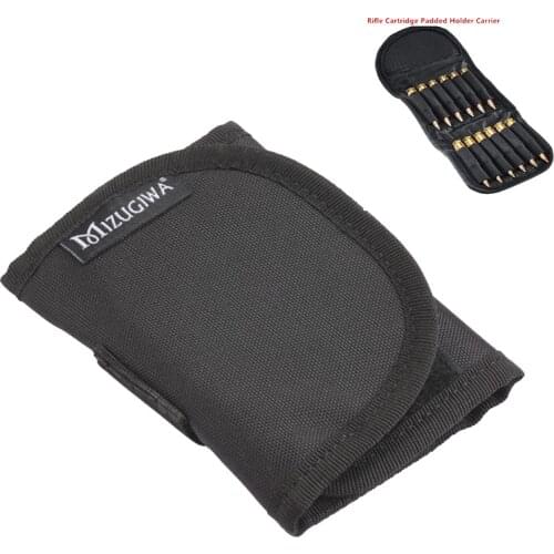 Mizugiwa Rifle Ammo Pouch 12 Cartridge Holder Belt .30-06 Shotgun Cartridge Wallet Carrier Ammo Wallet Rifle Hunting Accessory