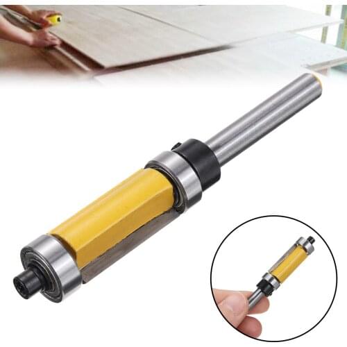 1pcs 6.3mm Shank Panel Top & Bottom Bearing Flush Trim Pattern Router Bit Woodworking Milling Cutter