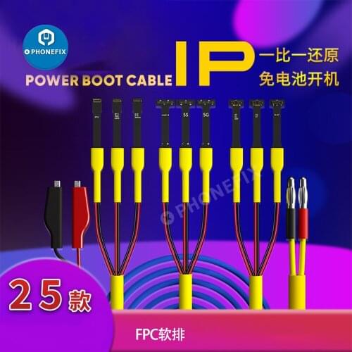 Mechanic IP9 Pro Power Boot Cable For iPhone 5-12 Pro Max/iPad Mini Booting without Battery Battery Testing Cable