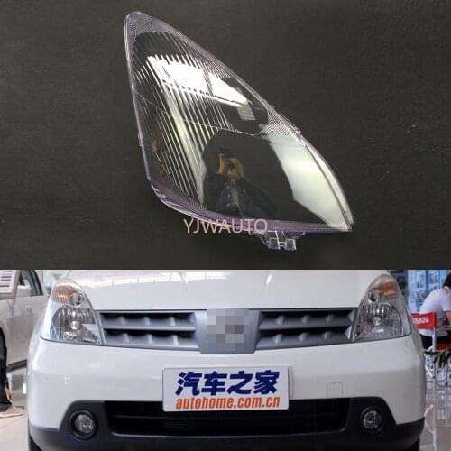 Headlight Lens For Nissan Livina 2007 ~ 2012 Headlamp Cover Car Replacement Auto Head Light Shell