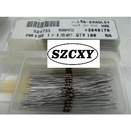 New and original AB carbon core has no sensible heat resistance RCR05G RC05GF 1/8W