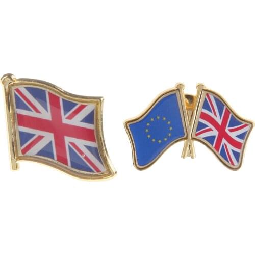 New Union Jack Metal Lapel Pin Badge Great Britain / United Kingdom Flag Badge Armband World Flag Badges Clothes Decoration Gift