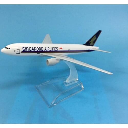 Singapore Airlines Aeroplane model Boeing 777 airplane 16CM Metal alloy diecast 1:400 airplane model toy for children