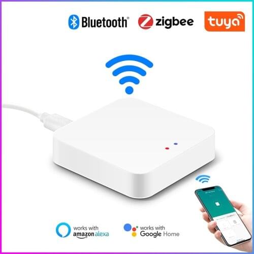 Bluetooth ZigBee 3.0 Tuya Smart Hub Wireless Gateway Bridge Smart Life App Voice Remote Control Work With Alexa Google Home