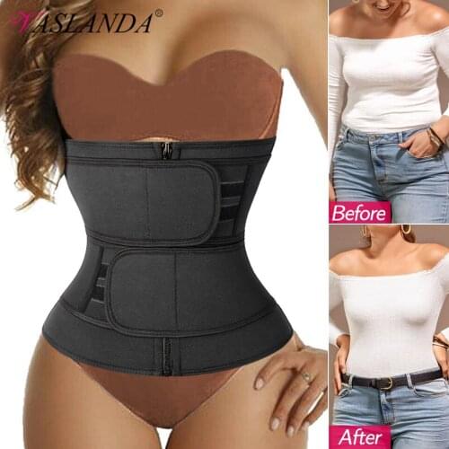 Waist Trainer Cincher Slimming Body Shaper for Women Corset Waist Trimmer Belt Weight Loss Slim Fajas Colombianas Sweat Girdles