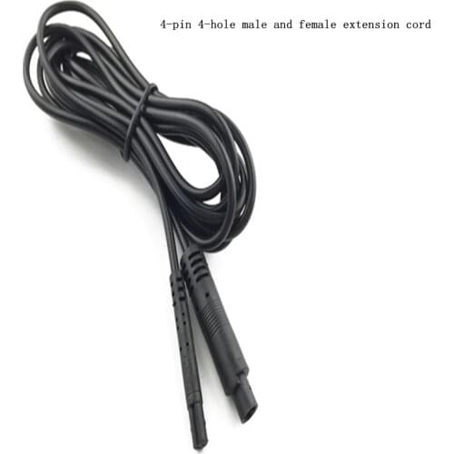 Reversing camera extension cord 4 core car rear view image four hole lengthening line recorder 4P cable