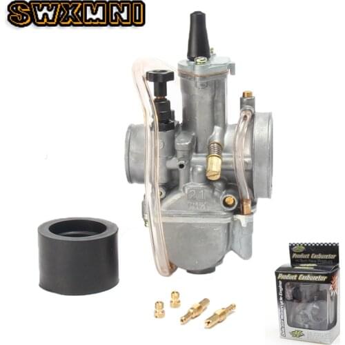 Universal Motorcycle Carburetor PWK21 For OKO Scooter JOG DIO KR150 RTL250 CR80 CR85R CR125 NSR50 NSR80 DT100 125 175