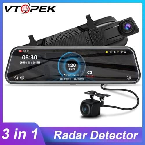 Vtopek Video Recorders With Radar Detector