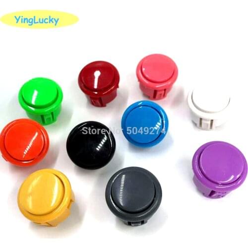 Yinglucky 10pcs copy sanwa push button silent obsf-30mm obsc-24mm push button for Arcade DIY kit Arcade game joystick kits