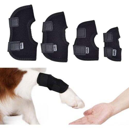 1Pc Dog Canine Rear Leg Knee Brace Hock Joint Wrap for Heals and Prevents
