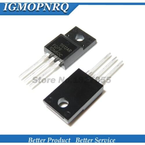 10pcs FQPF10N60C 10N60C 10N60 600V 9.5A MOSFET N-Channel transistor TO-220F new