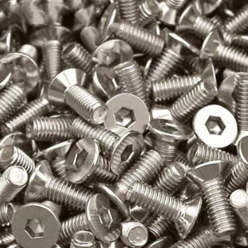 10 pcs of M2 M2.5 M3 304 stainless steel hexagon socket hexagon socket ultra-thin ultra-low flat chip head hexagon socket bolt