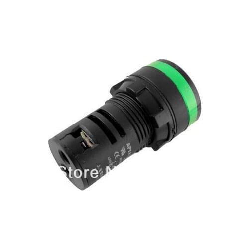 10pcs XB2BVM3C AC 220V LED Signal Light Lamp Green Indicator 22mm Mounting Hole