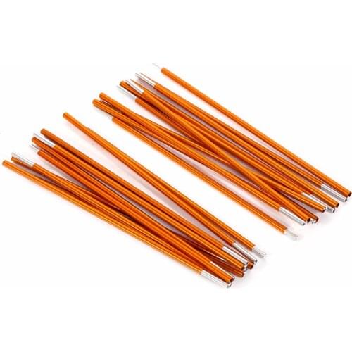 2Pcs Outdoor Tent Rod 3.6M 8.5mm 2-3 Person Camping Tent Pole Aluminium Alloy Tent Building Support Rod Pole Bar Accessories