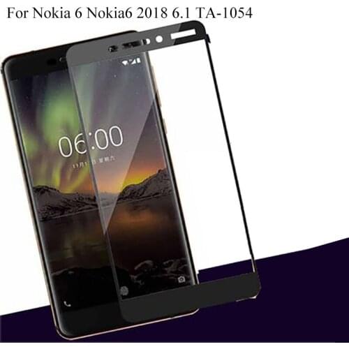 2PCS Tempered Glass For Nokia 6.1 Full Cover 9H Explosion-proof Screen Protector for Nokia6 2018 TA-1068 TA-1050 TA-1043 TA-1045
