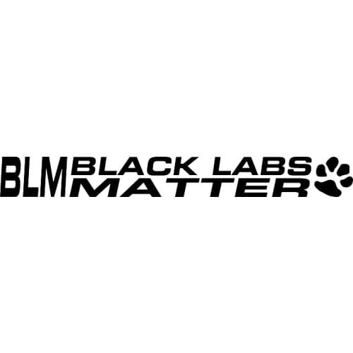 40618# Die-Cut Vinyl Decal Black Labs Matte Car Sticker Waterproof Auto Decors on Car Body Bumper Rear Window