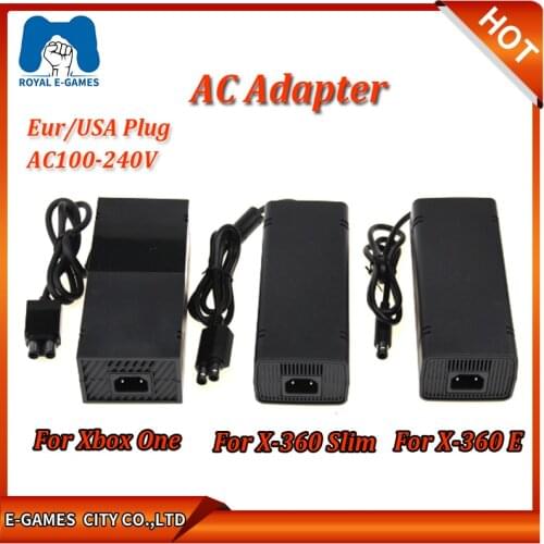 AC Adapter New quality AC Adapter Charger Power Supply Cable Cord 100-240V for Xbox One Console with EU/US Plug optional