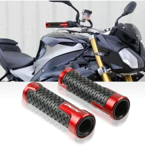7/8'' 22MM Motorcycle CNC aluminum anti-slip handle grips handle bar grip hand For HONDA PCX 125 PCX125 PCX 150 PCX150 2010-2020