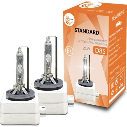 BEDEHON 2 PCS D8S Xenon HID Car Headlight Light Standard Lamps for Cars Car Bulb Original 4300k 5000K 6000K 12V 25W 66548
