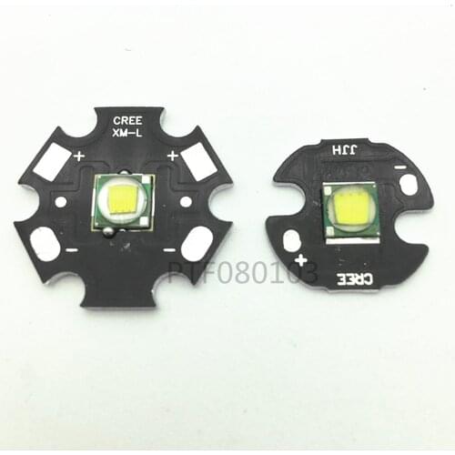 CREE XML XM-L T6 LED U2 10W WHITE High Power LED Emitter with 12mm 14mm 16mm 20mm PCB for DIY