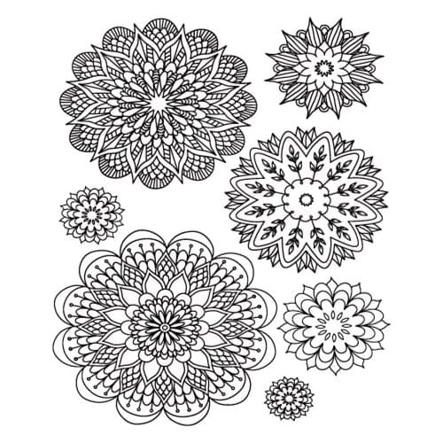 Flower stamp Clear Stamps for Scrapbooking Transparent Silicone Rubber DIY Photo Album Decor 1040
