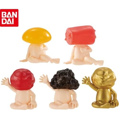 Bandai Genuine Gashapon Cute Eaters Anime Action Figures Kawaii Collectible Model Gacha Ornaments Toys Gifts for Kids