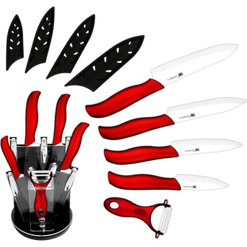 Ceramic Knife 3 4 5 6 inch Kitchen Chef Utility Slicer Paring Ceramic Knives Peeler Set Cooking Cutter Tool Knife Holder Covers