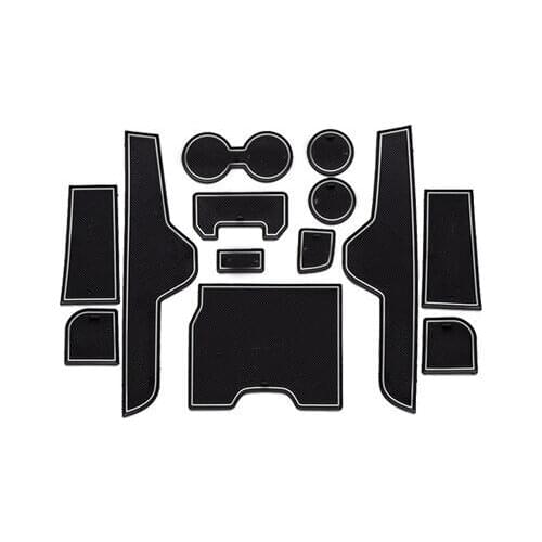 Car Door Groove Mat Gate Slot Cup Armrest Storage Pad Mat For Buick Regal High Configuration Version 2013 2014 2015