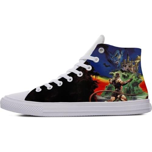 Castlevania Belmont Dracula Hot Fashion Casual Cloth Shoes High Top Breathable Lightweight Sneakers 3D Print For Men Women