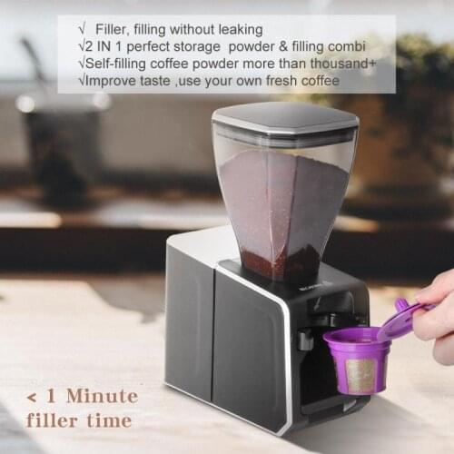 Powder Filling Machine Coffee Powder Filler For K-Cup Coffee Capsule Powder Dispenser Coffee Powder Container Kitchen Tool