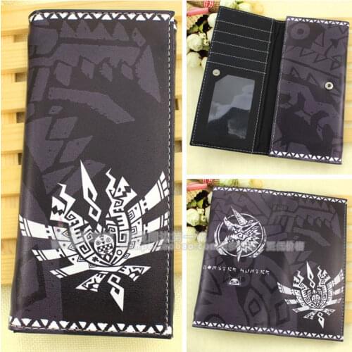 Anime Monster Hunter Cosplay Cartoon male and female students fashion wallet child birthday gift