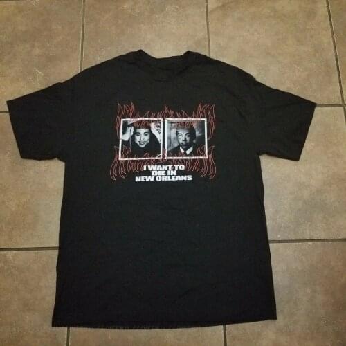 Official Uicideboy Suicideboys T-Shirt I Want To Die In New Orleans SZ Loose Plus Size T Shirt