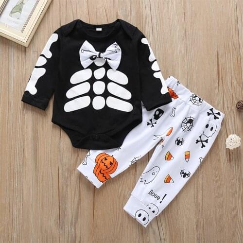 PatPat 2020 New Arrival Autumn 2pcs Baby Boy casual Animal Babys Sets Baby Boy Halloween Sets Baby Boy Clothes