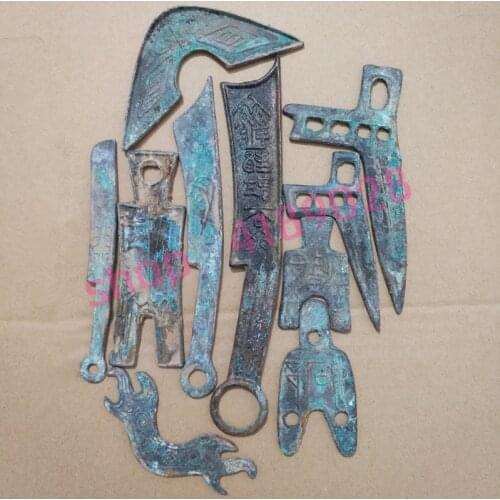 First Qin Dynasty, ancient coins. A set of 6 pieces. Antiques collection