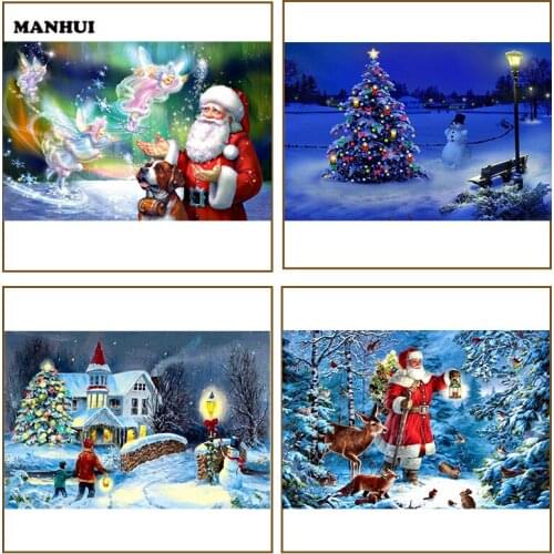 Diamond Embroidery Christmas gift DIY Diamond Painting Cross Stitch Picture Rhinestones Full Square/Round Diamond Mosaic MH601