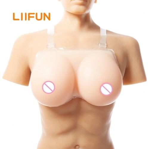 Liifun Silicone Breast Prosthesis Small False Boobs Tits Meme with Strap for Mastectomy Bra Crossdresser Shemale A B C D F E Cup
