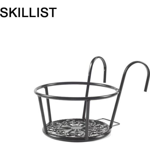 Decoration Dekarosyon Salincagi Balcone Metal Raflar Pour Support Plante Shelves Balcony Stand Flower Balkon Plant Shelf