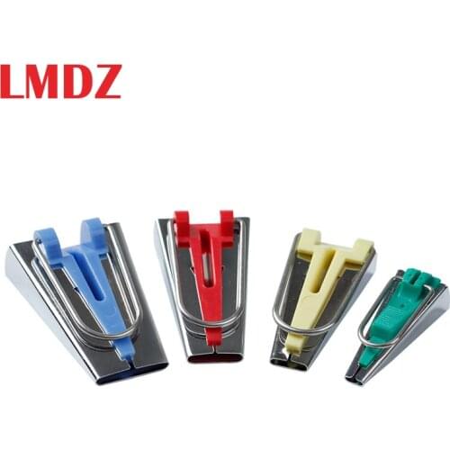 LMDZ Bias Tape Makers Sewing Accessories 6mm 12mm 18mm 25mm bias binding tape maker Domestic Machine Sewing Quilting Tools