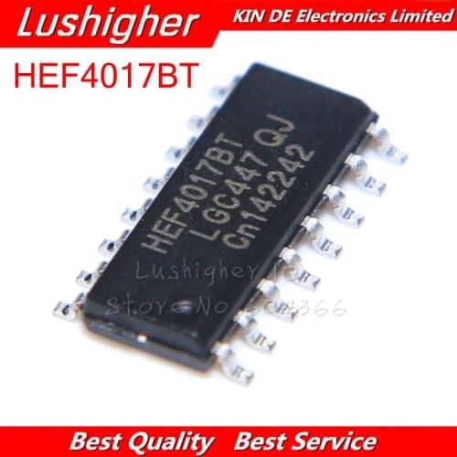 10PCS HEF4017BT SOP HEF4017 SOP16 HCF4017 SMD CD4017 New Original