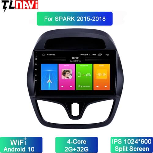 Android 10 For 1CHEVROLET Spark Beat 2015 2016 2017 Multimedia Stereo Car DVD Player Navigation GPS Radio