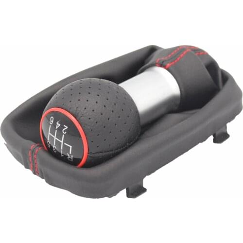 AZGIANT For Audi A3 S3 Gear Shift Knob Shift Handball Set Lever Car Boot Cover Styling Accessories