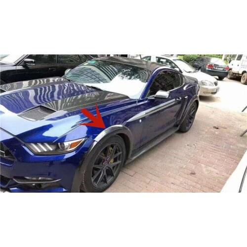 Car Wheel Eyebrow Round Arc Fender Mud Flaps Mudguards Splash Guards Fits For Ford Mustang 2015 2016 2017