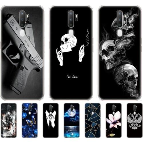 Case For Oppo A9 A5 2020 Case Soft TPU Phone Shell Back For OPPOA9 OPPOA5 A 9 Coque A 5 Cover Silicon Protective Funda 6.5"